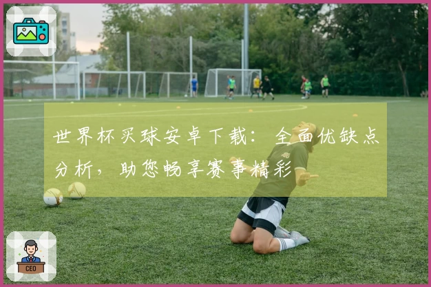 世界杯买球安卓下载：全面优缺点分析，助您畅享赛事精彩